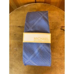 Michael Kors blue silk tie nwt (8060)